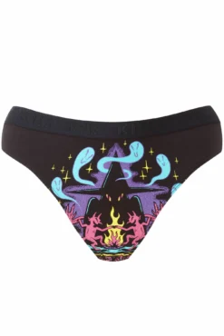 Killstar Party Time Plus Size Panty - Alternative Gothic Lingerie -Kill Star Store PartyTimePanty G 1