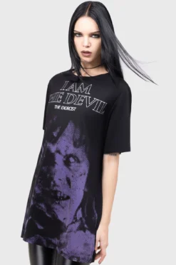 KILLSTAR x The Exorcist Power Of The Devil Graphic T-Shirt -Kill Star Store Power Of The Devil T Shirt WW D