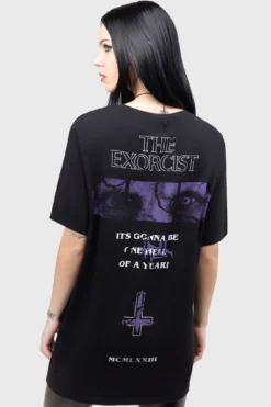 KILLSTAR x The Exorcist Power Of The Devil Graphic T-Shirt -Kill Star Store Power Of The Devil T Shirt WW E
