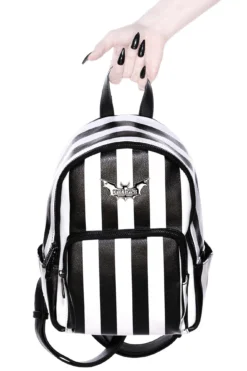 KILLSTAR Rails Mini Backpack - Classic B&W Stripe -Kill Star Store RAILS BACKPACK C