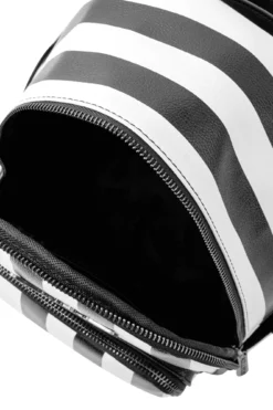 KILLSTAR Rails Mini Backpack - Classic B&W Stripe -Kill Star Store RAILS BACKPACK H