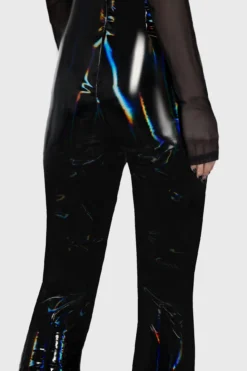 Rainbow A'Blaze Trousers -Kill Star Store RAINBOW ABLAZE TROUSERS W E