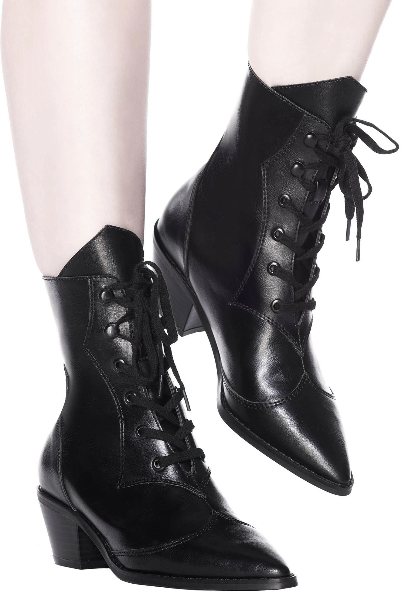 KILLSTAR Raven Pointed-Toe Bootie 2 KILLSTAR Raven Pointed-Toe Bootie - Image 2