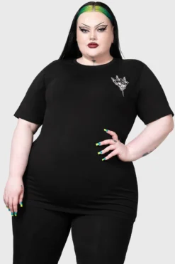 Killstar Rayn In Hell Plus Size T-Shirt -Kill Star Store RAYN IN HELL T SHIRT PLUS W S