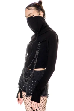 Rogue Masked Hoodie -Kill Star Store ROGUE MASKED HOODIE D