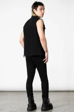 Ruse Denim Vest -Kill Star Store RUSE DENIM VEST M D