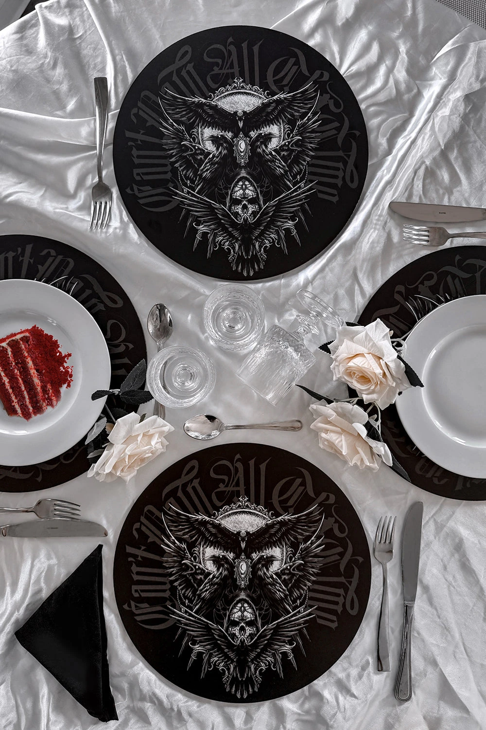 Raven Placemat Set 2 Raven Placemat Set - Image 2