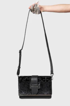 Killstar Salacia Burnout Velvet Handbag