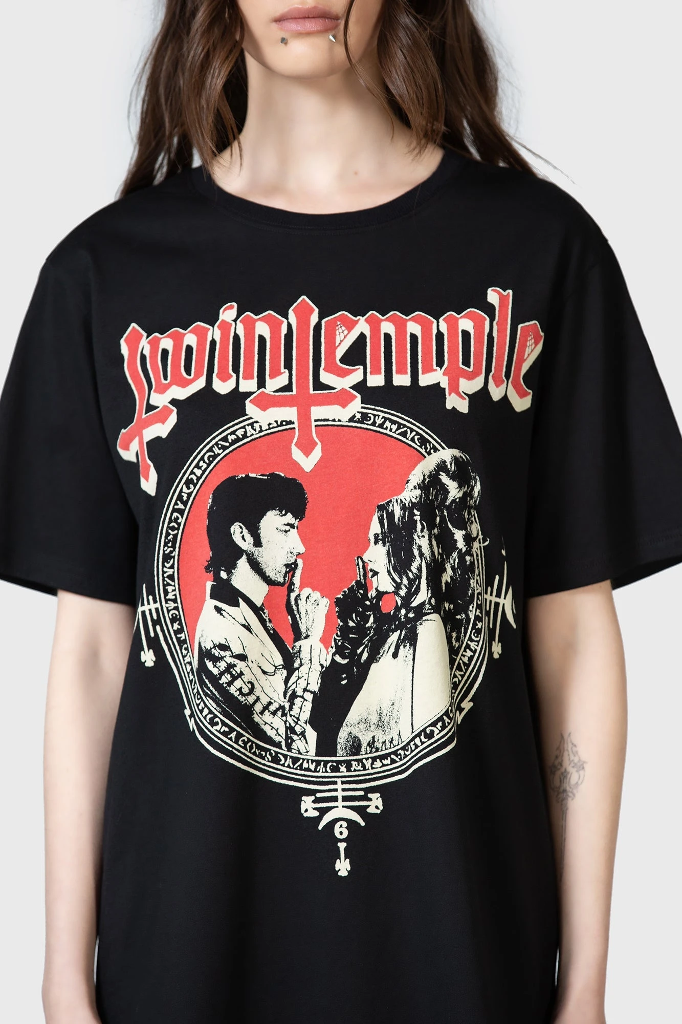 KILLSTAR x Twin Temple Sanguine Graphic T-Shirt 3 KILLSTAR x Twin Temple Sanguine Graphic T-Shirt - Image 3