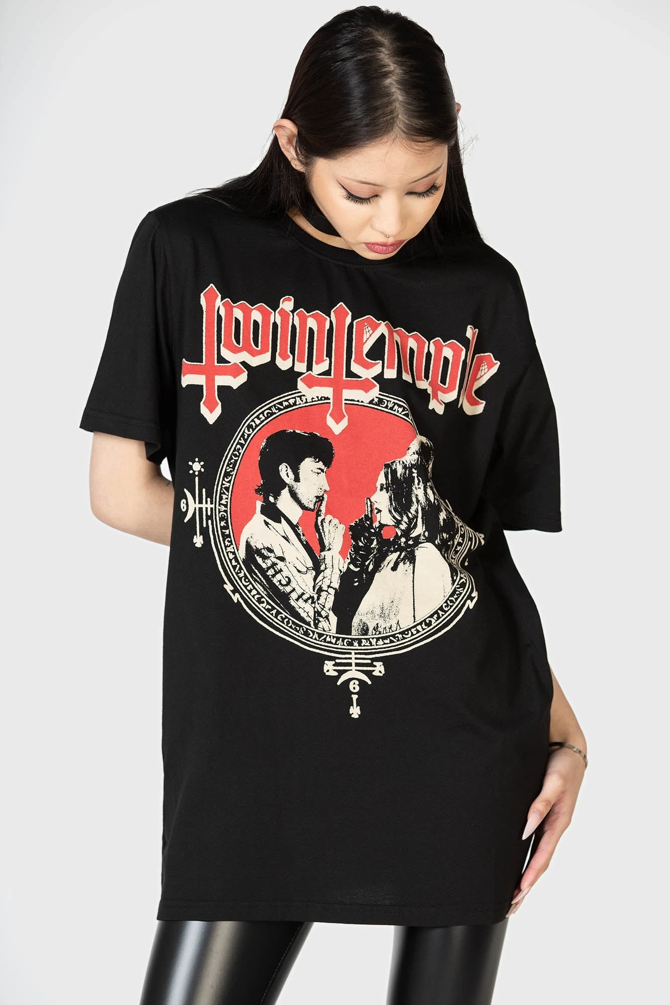 KILLSTAR x Twin Temple Sanguine Graphic T-Shirt 2 KILLSTAR x Twin Temple Sanguine Graphic T-Shirt - Image 2