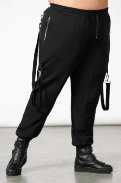 Killstar Scourge Joggers [Plus Size] - Multiway Strap Gothic Sweatpants