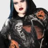 KILLSTAR Scythe Oversized Hoodie [PLUS]