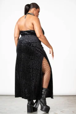 Killstar Second Skin Maxi Dress - Plus Size Edition 5 Killstar Second Skin Maxi Dress - Plus Size Edition -Kill Star Store SECOND SKIN MAXI DRESS PLUS W D