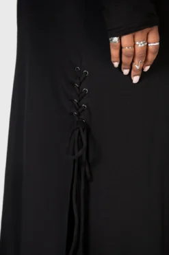 KIHILIST Secretly Weep High Waisted Maxi Skirt with Lace-Up Slits -Kill Star Store SECRETLY WEEP MAXI SKIRT PLUS W C ab67b875 5231 4792 9dd3 fd48a683b9da