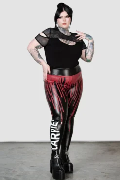 KILLSTAR x Carrie Senior Prom Plus Size PU Leggings