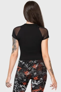 Killstar x Carrie Senior Prom Shrunken T-Shirt -Kill Star Store SENIOR PROM SHRUNKEN TSHIRT W E