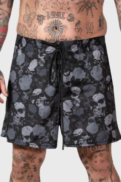 Killstar Sepulture Men's Plus Size Swim Shorts