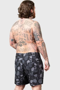 Killstar Sepulture Men's Plus Size Swim Shorts -Kill Star Store SEPULTURE SWIM SHORTS PLUS M E