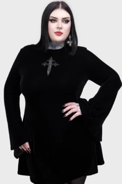 Serenade Of Shadows Mini Dress -Kill Star Store SERENADE OF SHADOWS MINI DRESS PLUS B