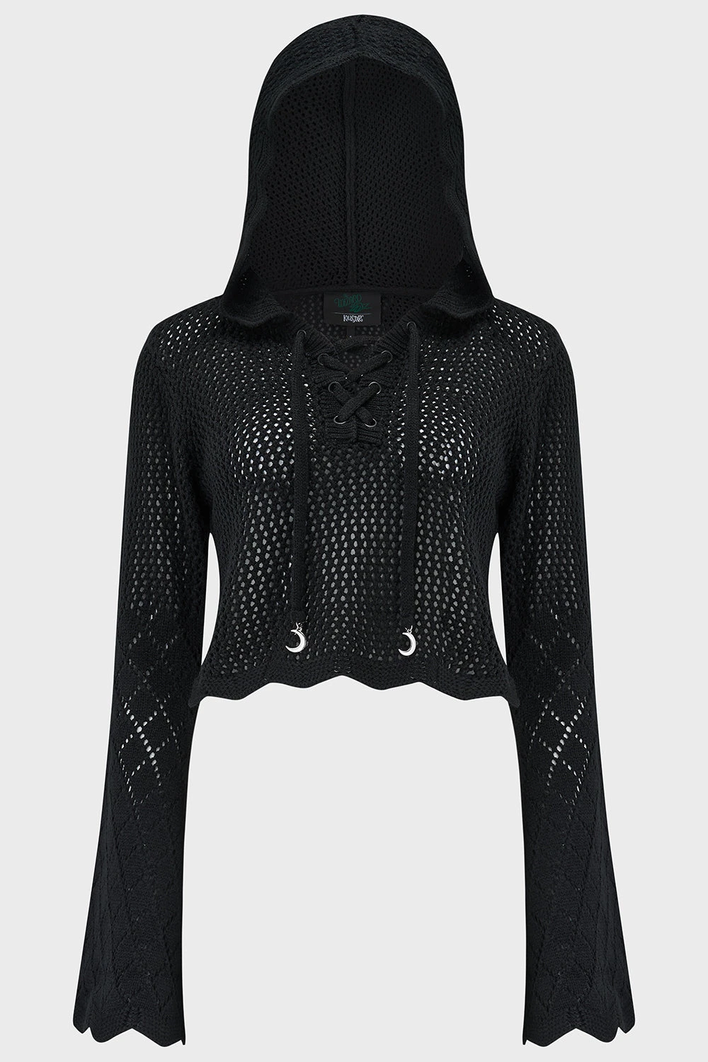 KILLSTAR Shadow Witch Hooded Knit Sweater 3 KILLSTAR Shadow Witch Hooded Knit Sweater - Image 3