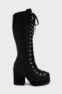 KILLSTAR Bloodletting Knee-High Platform Boots