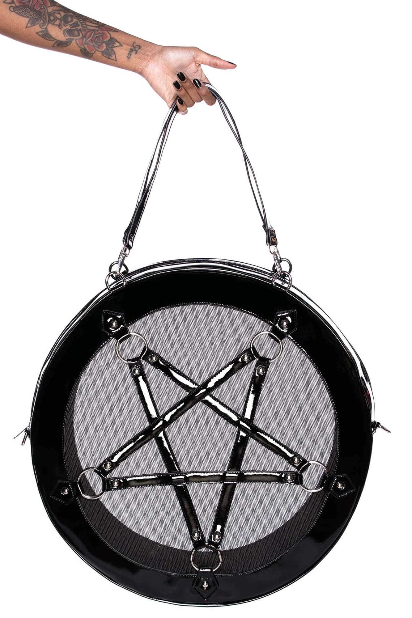 Killstar Shona Pentagram Beach Bag 3 Killstar Shona Pentagram Beach Bag - Image 3