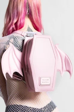 Killstar Sickly Sweet Coffin Backpack [Pastel Pink]