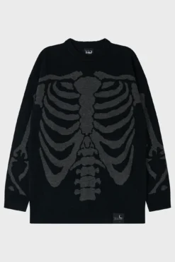 KILLSTAR Skellie Sweater - Men's Skeleton Graphic Knit Jumper -Kill Star Store SKELLIE SWEATER 1
