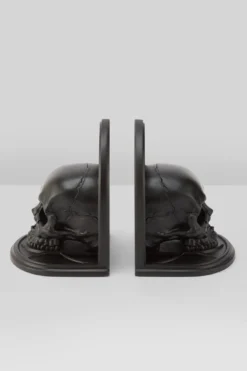 Skull Bookends -Kill Star Store SKULL BOOKENDS D
