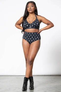 Skulls 2-Piece Swimsuit -Kill Star Store SKULLS 2PIECE SWIMSUIT W E