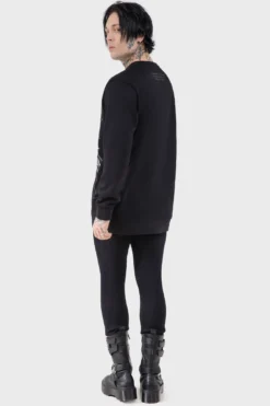 Killstar x The Lost Boys Sleep All Day Distressed Sweatshirt 17 Killstar x The Lost Boys Sleep All Day Distressed Sweatshirt -Kill Star Store SLEEP ALL DAY SWEATSHIRT W G