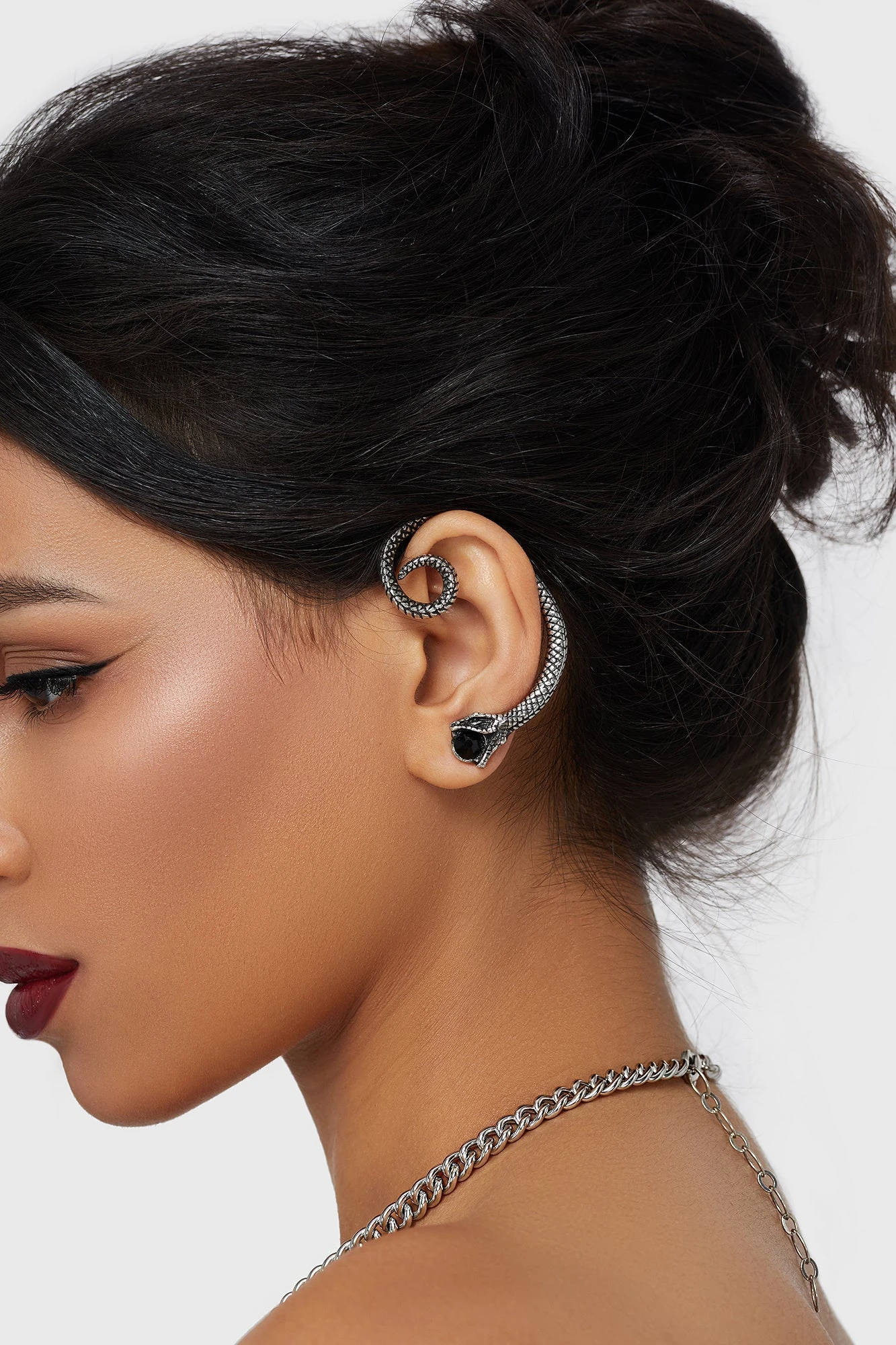 Alchemy Snake Venom Handcrafted English Pewter Ear Climber 2 Alchemy Snake Venom Handcrafted English Pewter Ear Climber - Image 2