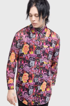 KILLSTAR x Powerpuff Girls So Evil Mesh Shirt 11 KILLSTAR x Powerpuff Girls So Evil Mesh Shirt -Kill Star Store SOEVILSHIRT MENS C