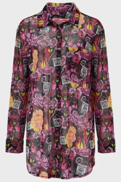 KILLSTAR x Powerpuff Girls So Evil Mesh Shirt 13 KILLSTAR x Powerpuff Girls So Evil Mesh Shirt -Kill Star Store SOEVIL SHIRT MULTI 1