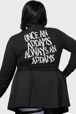 Wednesday x Killstar Solitude Suits Me Cropped Cardigan [Plus Size]