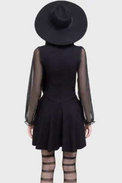 Somber Shadow Dress -Kill Star Store SOMBER SHADOW DRESS W F