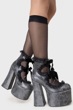 KILLSTAR Soux Heels - Statement Gothic Lace-Up Platforms -Kill Star Store SOUX SHOES Bcopy 2