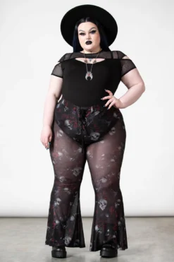 Spirala Mesh Bell Bottoms [PLUS]