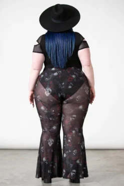 Spirala Mesh Bell Bottoms [PLUS] -Kill Star Store SPIRALA MESH BELL BOTTOMS PLUS W F