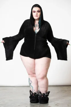 Killstar Spirit Of Slumber Hooded Playsuit [PLUS]