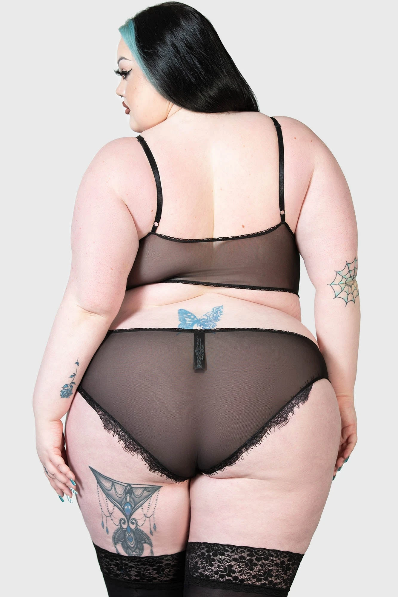KILLSTAR Star Crossed Plus Size Bralet with Lace Trim 3 KILLSTAR Star Crossed Plus Size Bralet with Lace Trim - Image 3
