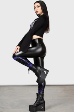 Wednesday x KILLSTAR Stay Kooky High-Waisted Leggings