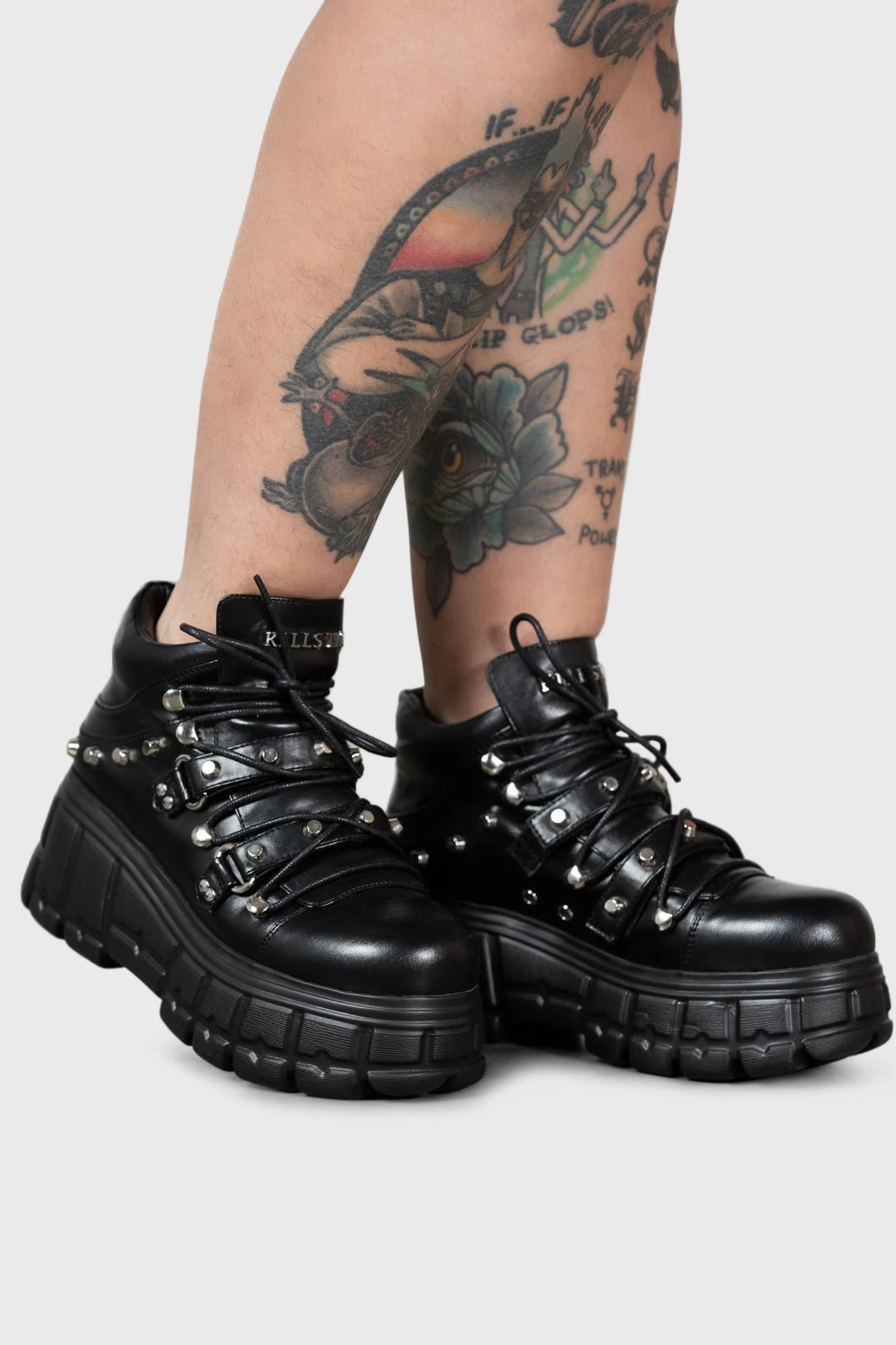 KILLSTAR Step Up Trainers - Studded Platform Shoes 2 KILLSTAR Step Up Trainers - Studded Platform Shoes - Image 2