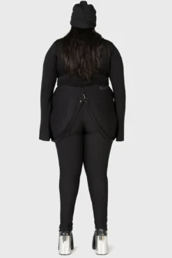 Killstar Strange Vanity Plus Size Trousers - High Waisted Strappy Pants 7 Killstar Strange Vanity Plus Size Trousers - High Waisted Strappy Pants -Kill Star Store STRANGE VANITY TROUSERS PLUS W E