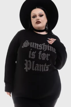 KILLSTAR Sunshine For Plants Sweater - Women's Relaxed Fit Knit
