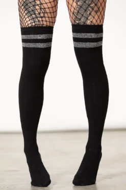 Killstar Super Freak Statement Over-The-Knee Socks -Kill Star Store SUPER FREAK SOCKS W E