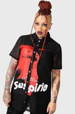 KILLSTAR x Dario Argento Suspiria Mesh Shirt - Gothic Horror Top