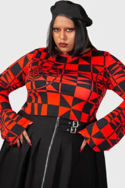 KILLSTAR x Dario Argento Suspiria Mood Crop Top - Plus Size
