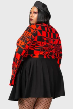 KILLSTAR x Dario Argento Suspiria Mood Crop Top - Plus Size 9 KILLSTAR x Dario Argento Suspiria Mood Crop Top - Plus Size -Kill Star Store SUSPIRIA MOOD CROP TOP RED PLUS W F