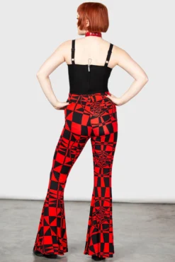 Killstar x Dario Argento Suspiria Mood Flares - Black/Red -Kill Star Store SUSPIRIA MOOD FLARES RED W F 1